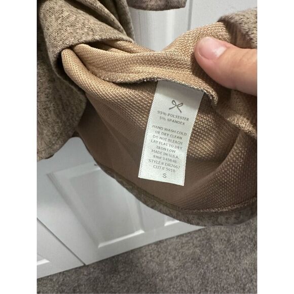 NWT Everly Tan Cold Shoulder Women’s Sweater Dress Sz.S - Picture 5 of 5